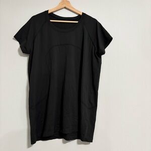 Lululemon Black Swiftly Tech Athletic Top Plus Size